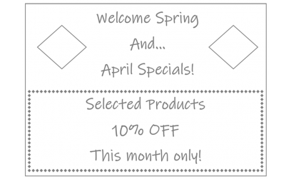 Specials - April 2025