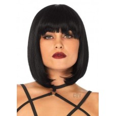 Short Natural Bob Wig Os Blk