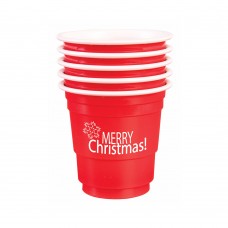 Shot Glasses Merry Christmas 12/Per