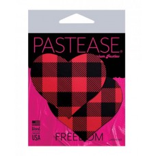 Pastease Premium Holiday Hearts  - Plaid O/s