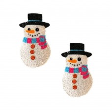 Neva Nude Pasty Snowman Glitter