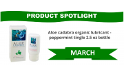 Aloe cadabra organic lubricant - peppermint tingle 2.5 oz bottle